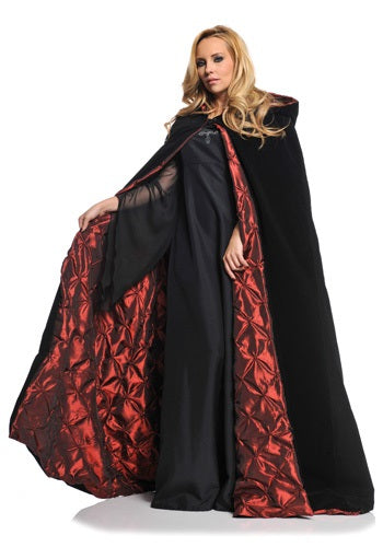 63" DELUXE VELVET CAPE RED